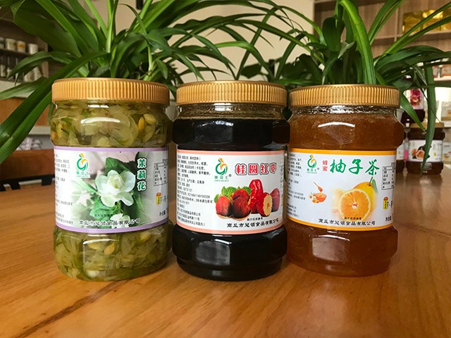 茉莉花花茶、桂圓紅棗花茶、柚子花茶